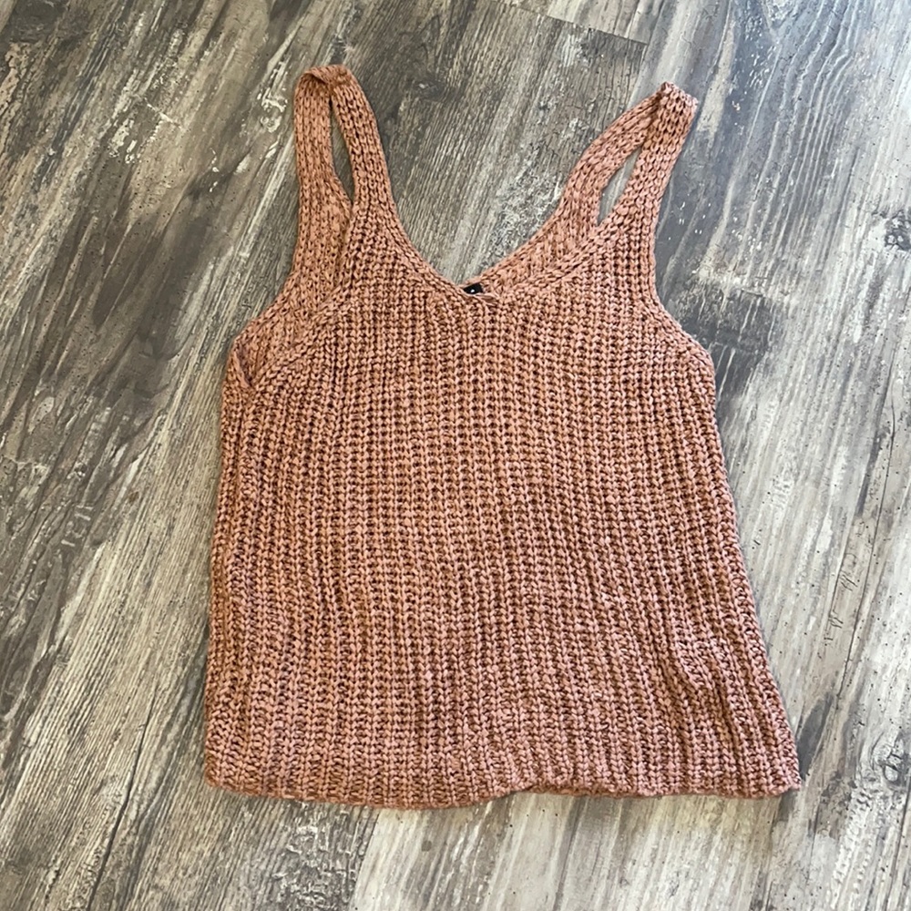 Knit tank top